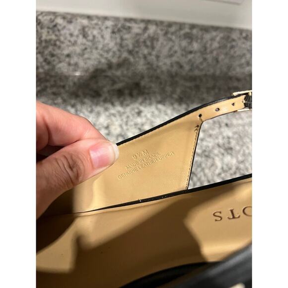 Talbots pok-a-dot sling backs - Picture 2 of 5